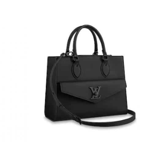 Чанта Louis Vuitton LOCKME TOTE M55845 черна