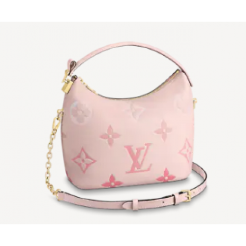 Оригинална кожена чанта Louis Vuitton Hobo M45697 Розова