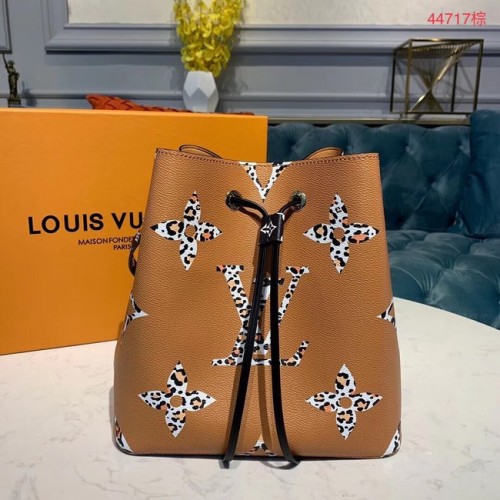 Louis Vuitton оригинална кожена чанта Neonoe M44717 кафява