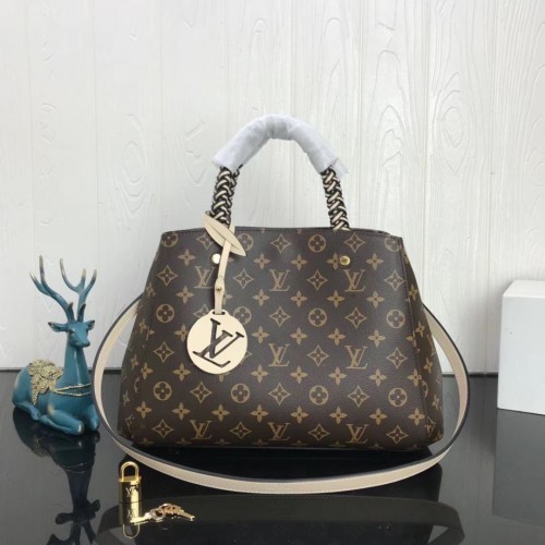 Оригинална монограмна чанта Louis Vuitton от платно MONTAIGNE MM M45310