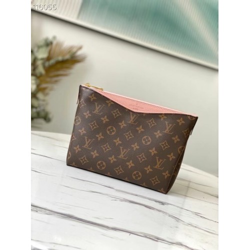 Чанта Louis Vuitton Original Monogram Canvas с цип M64125 розова