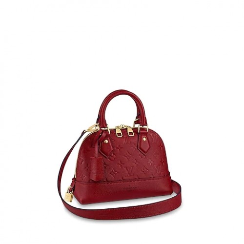 Оригинален монограм на Louis Vuitton Empreinte NEO ALMA BB M44866 Cherry Berry