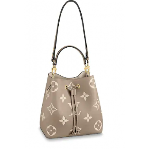 Оригинален монограм на Louis Vuitton Empreinte NEONOE M45497 СИВ