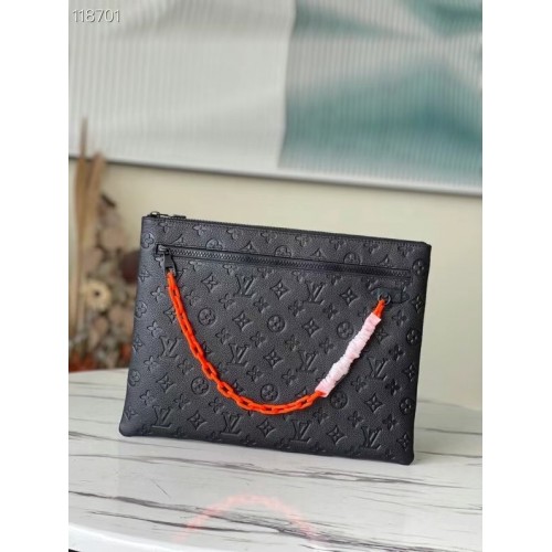 Louis Vuitton оригинална чантичка с монограм Empreinte M67461 черна