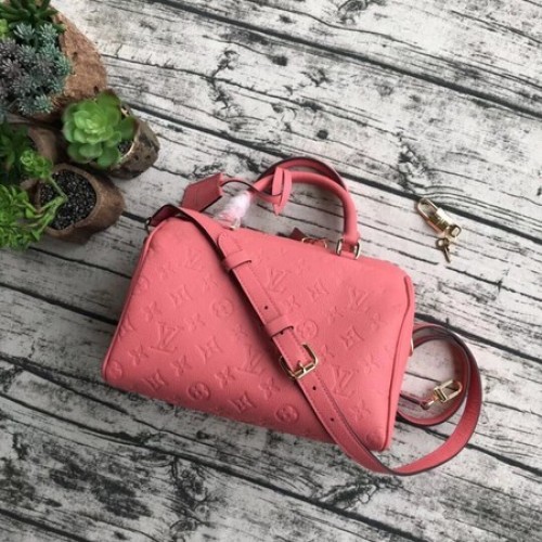 Louis Vuitton оригинален монограм Empreinte Speedy 42401 розово