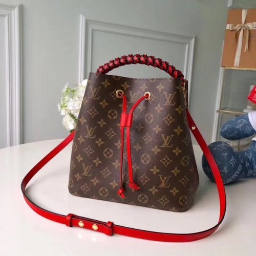 Louis Vuitton Оригинална чанта NEONOE M43985 червена