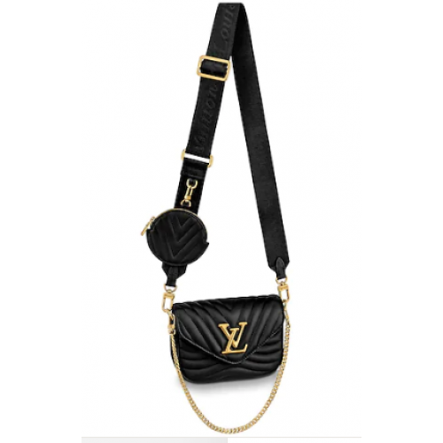 Louis Vuitton Оригинална чанта NEW WAVE MULTI-POCHETTE M56461 черна