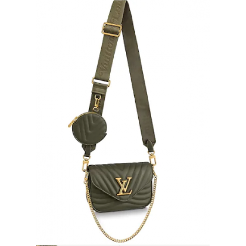 Louis Vuitton Оригинална чанта NEW WAVE MULTI-POCHETTE M56461 зелена