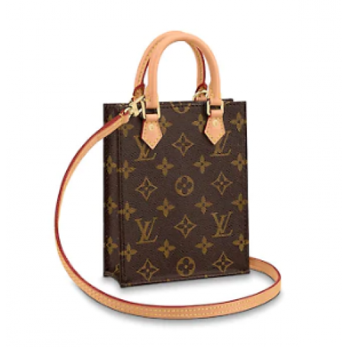 Louis Vuitton Оригинална чанта PETIT SAC PLAT Monogram Canvas M69442-2