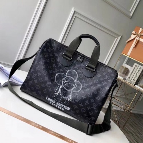 Louis Vuitton Оригинална чанта с цвете SPEEDY BANDOULERE 40 M43697