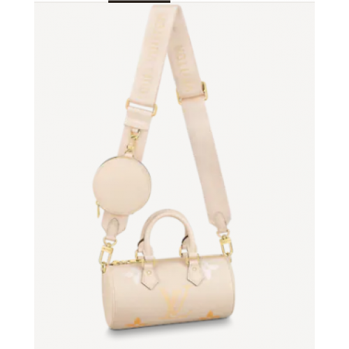 Чанта Louis Vuitton PAPILLON BB M45708 Cream&Saffron