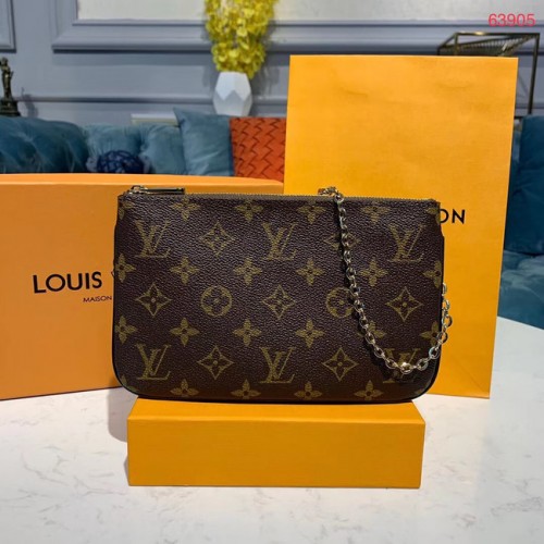 Чанта Louis Vuitton POCHETTE DOUBLE ZIP Chain M63905