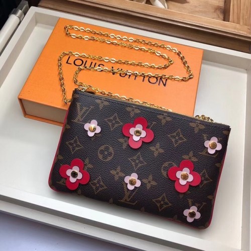 Чанта Louis Vuitton с двоен цип M63905 червена