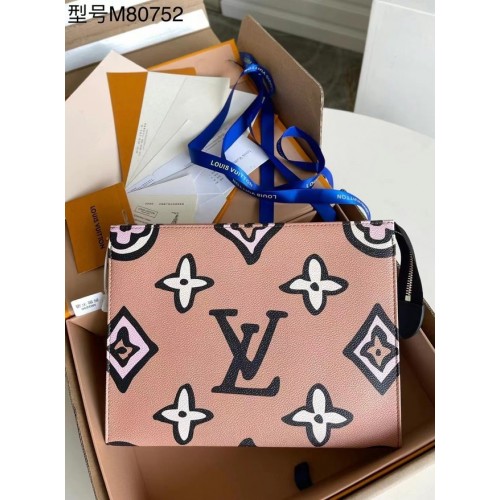 Чанта Louis Vuitton Travel Clutch MM M80752 Arizona Beige