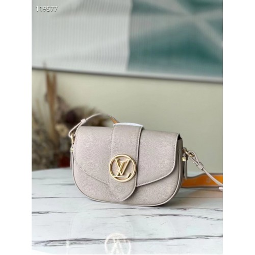 Чанта Louis Vuitton PONT 9 SOFT MM M58968 сива