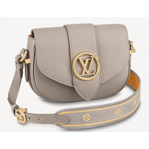 Чанта Louis Vuitton PONT 9 SOFT PM M58728 сива