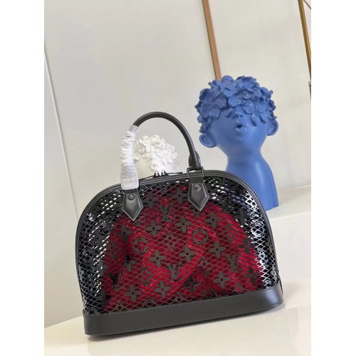 Louis Vuitton Чанта от телешка кожа Alma PM M20355 Черна