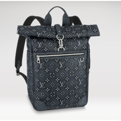 Раница Louis Vuitton ROLL TOP M21359, тъмносиня