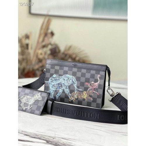 Чанта Louis Vuitton SIRIUS MESSENGER N64608 черна