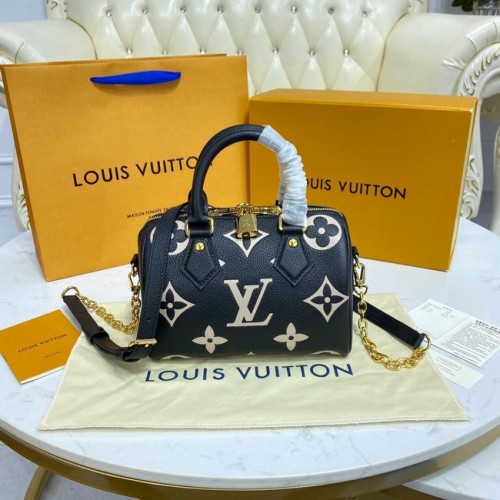 Чанта Louis Vuitton SPEEDY BANDOULIERE 20 M58953 Черно и Бежово
