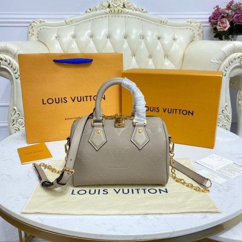 Чанта Louis Vuitton SPEEDY BANDOULIERE 20 M58953 гълъбово сиво