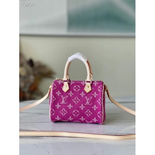 Louis Vuitton SPEEDY Monogram деним M95052 розов