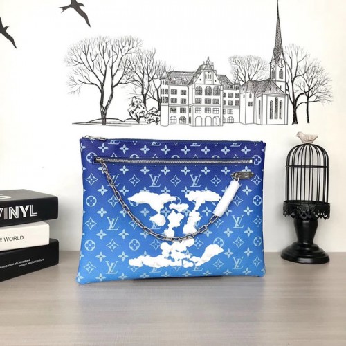 Несесер за тоалетна Louis Vuitton XL M45480 син