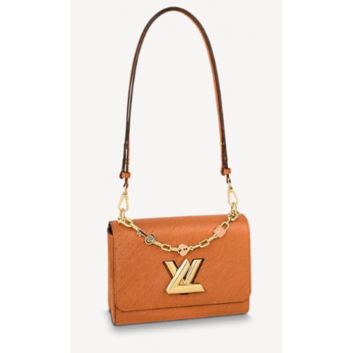 Чанта Louis Vuitton TWIST MM M20846 Gold Cipango Beige