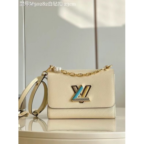 Чанта Louis Vuitton TWIST MM M50282 Quartz White