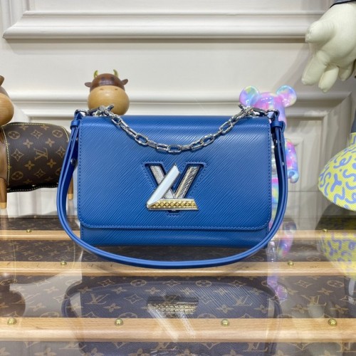 Чанта Louis Vuitton TWIST MM M50282 син