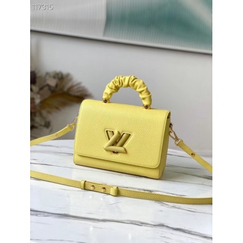 Чанта Louis Vuitton TWIST MM M58688 Джинджифилово жълта