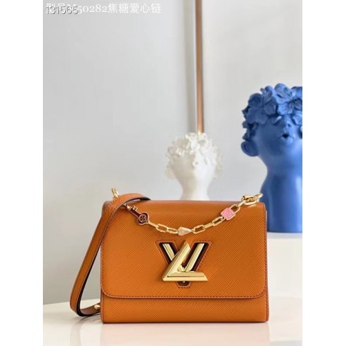 Чанта Louis Vuitton TWIST PM M20840 Gold Cipango Beige