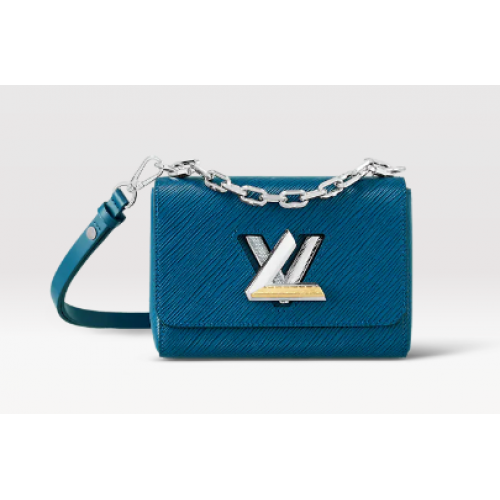Чанта Louis Vuitton TWIST PM M21033 Toledo Blue