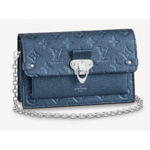 Портфейл Louis Vuitton VAVIN CHAIN WALLET M59077 Тъмносин седеф