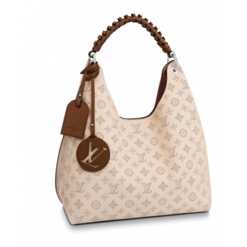 Оригинална чанта Louis Vuitton CARMEL M53188 Creme