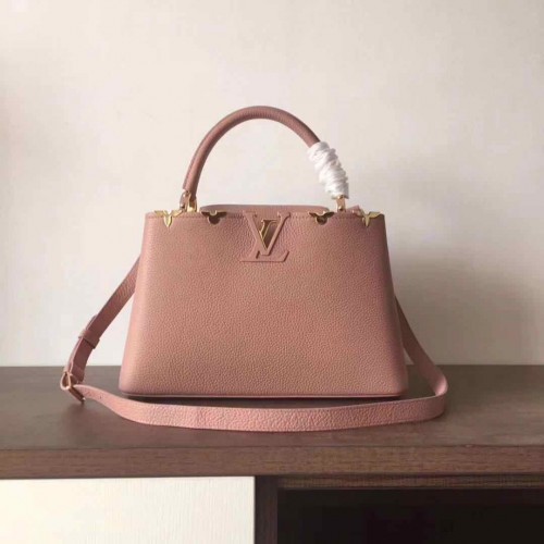 Оригинални елегантни чанти Louis Vuitton Capucines BB M94517 розови