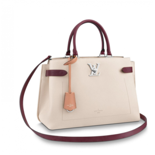 Оригинален часовник Louis Vuitton LOCKME DAY M53730 Rose Soie Quartz Calla