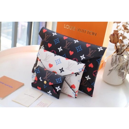 Оригинална чанта Louis Vuitton POCHETTE KIRIGAMI M67600 черно-бяла