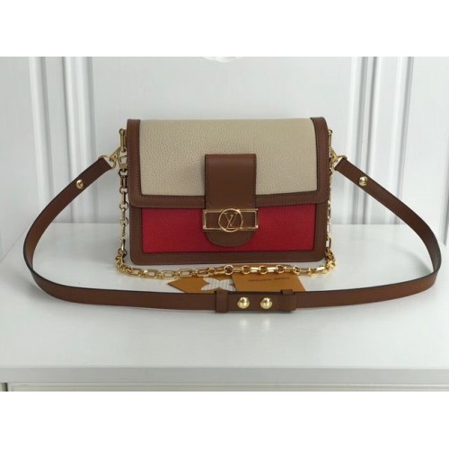 Louis Vuitton оригинална чанта SAINT SULPICE PM M44391 кайсия с червено