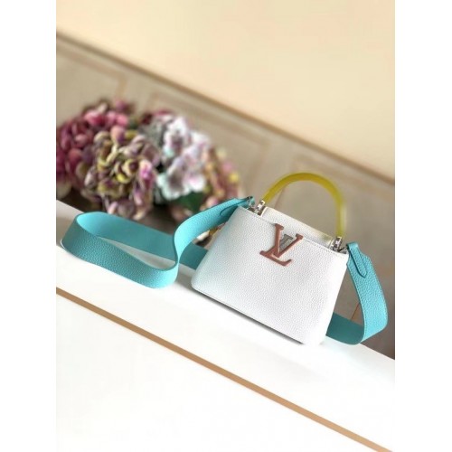 Чанта Louis Vuitton CAPUCINES MINI M56072 БЯЛА
