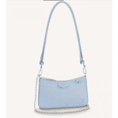 Чанта Louis Vuitton EASY POUCH ON STRAP M80479 Blue Celeste Blue