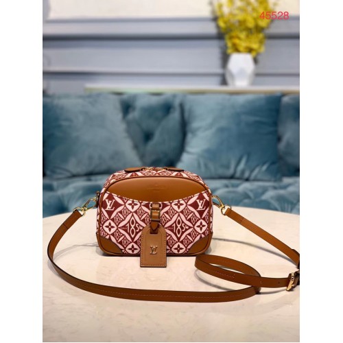 Louis Vuitton Оригинална кожена чанта M45528 кафява