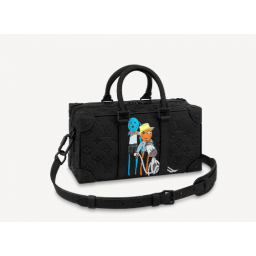 Чанта Louis Vuitton SPEEDY SOFT TRUNK M57410 черна