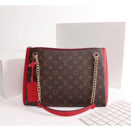 Чанта Louis Vuitton Monogram Canvas SURENE MM M43755 червена