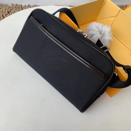 Оригинална чанта Louis Vuitton BUMBAG Pocket M93619 черна