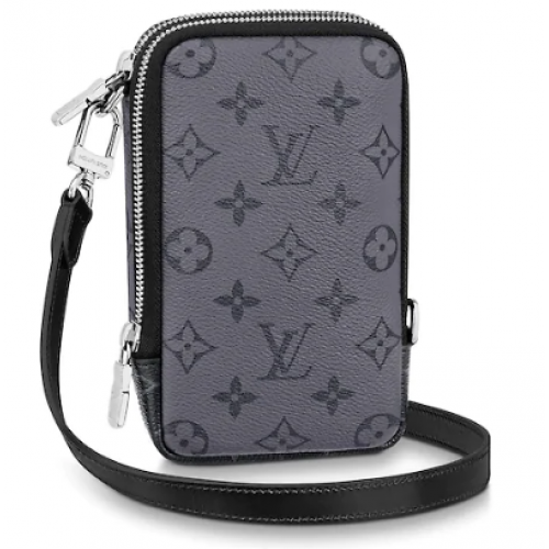 Оригинална чанта Louis Vuitton DOUBLE TELEFON M69534 черна