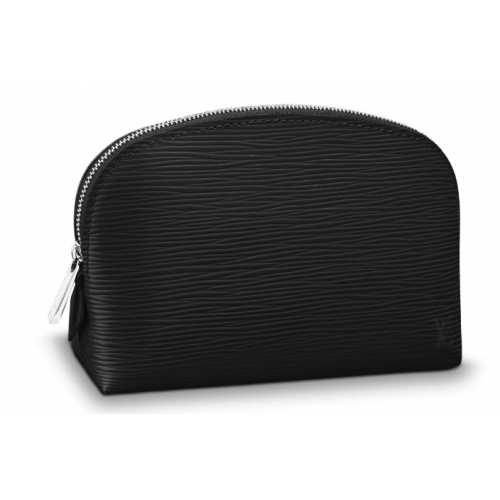 Оригинална козметична чанта Louis Vuitton Epi Leather PM M52030 черна