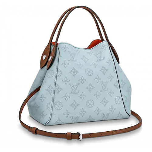Louis Vuitton оригинална чанта HINA PM M52975 BLEU HORIZON PUMPKIN