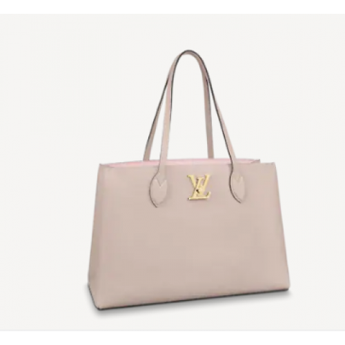 Оригинална чанта Louis Vuitton LOCKME SHOPPER M57345 в сиво