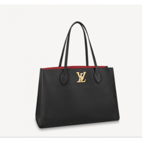 Оригинална чанта Louis Vuitton LOCKME SHOPPER M57345 черна